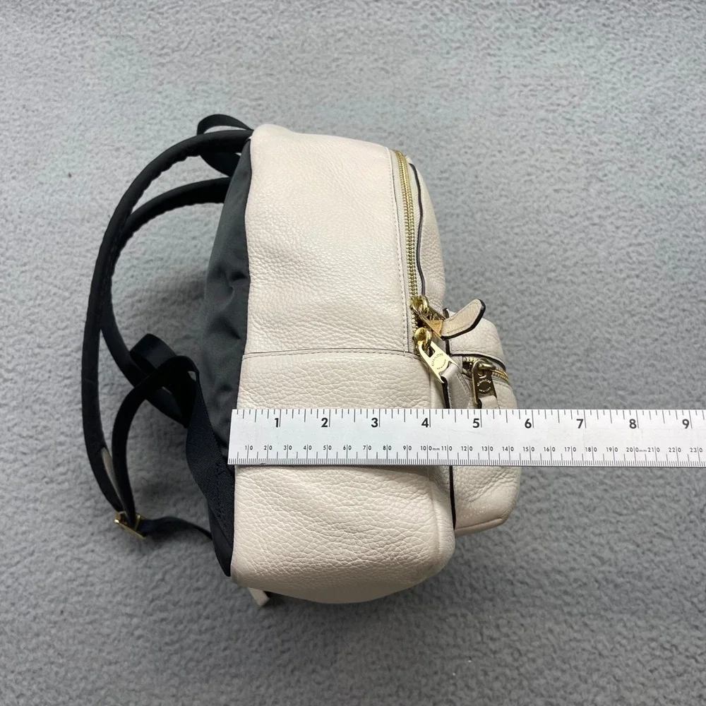 Coach F80550 Pebble Chalk Leather Medium Charlie Backpack Jordyn Handbag Daypack